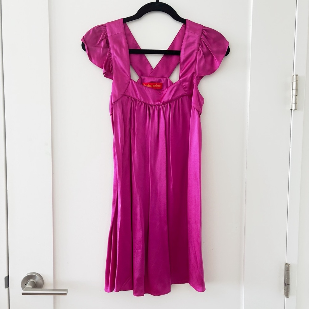 Ingwa Melero Ruffled Silk Dress Size S NWOT